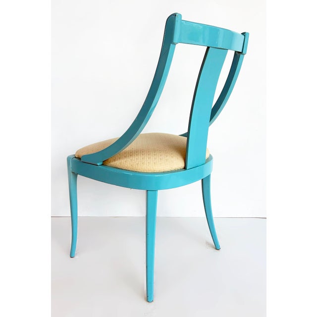 Wood Paco Capdell for Sillerias Alacuas Spanish Lacquered Chairs, 1990s, Set of 4 For Sale - Image 7 of 16