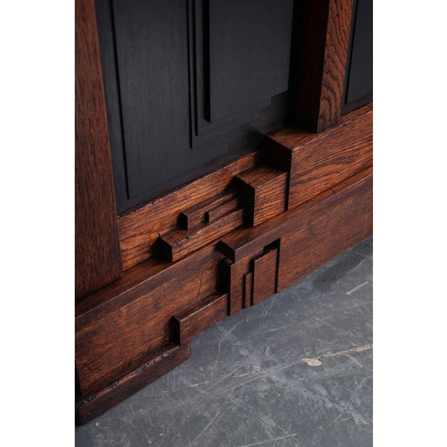 Amsterdam School Executive Desk, 1920s For Sale - Image 9 of 18