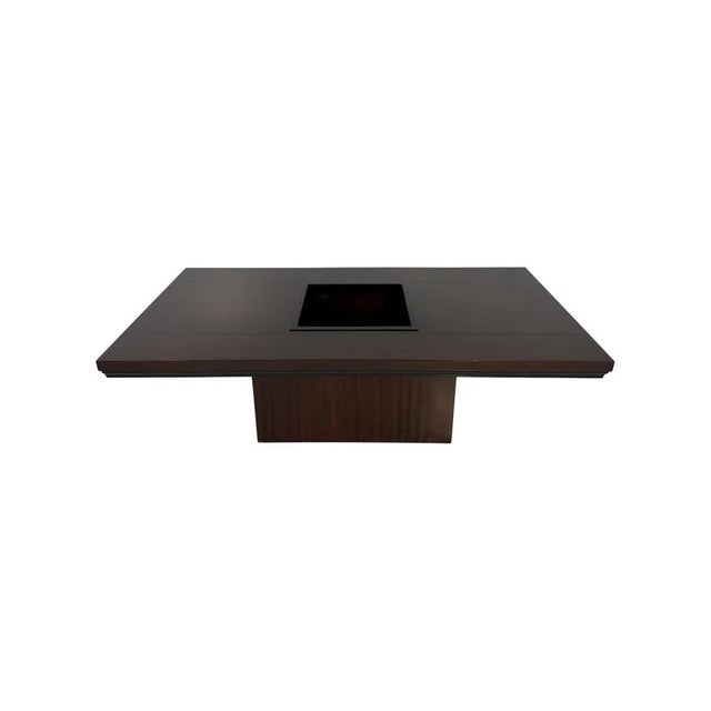 Italian Art Deco Style Mahogany and Ebonized Inlays Bar Table, 1980s For Sale - Image 11 of 11