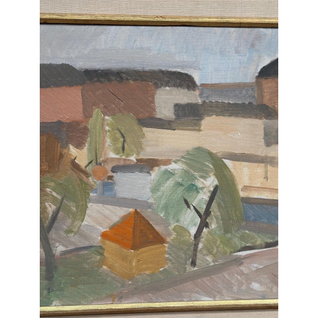 Sven‑erik Markhed, Utsikt Norra Vallgatan, Malmö, 1950s, Oil on Canvas, Framed For Sale - Image 10 of 18
