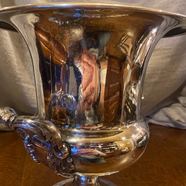 Silver Vintage Poole Silver Co. "Bristol" Trophy Champagne Bucket For Sale - Image 8 of 9