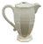 Octagonal Perles Teapot from Creil and Montereau, 19th Century For Sale
