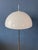Gold Vintage Space Age Mushroom Floor Lamp with White Acrylic Glass Shade from Gepo For Sale - Image 8 of 13