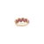 14k Yellow Gold 1.91ct Pear Ruby & Diamond Contemporary Cocktail Ring Size 9 For Sale - Image 9 of 16