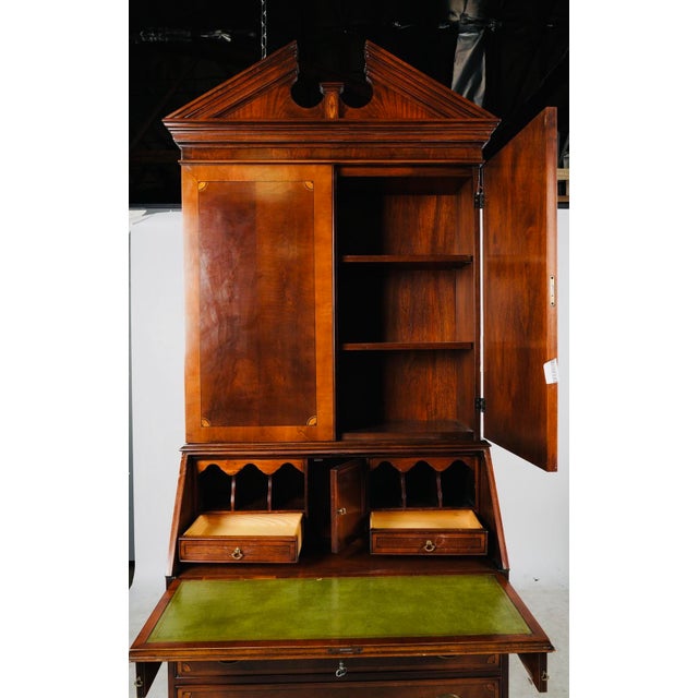 Elegant Federal Style Mahogany Secretary Bookcase in exceptional condition. This is a substantial, beautifully crafted...