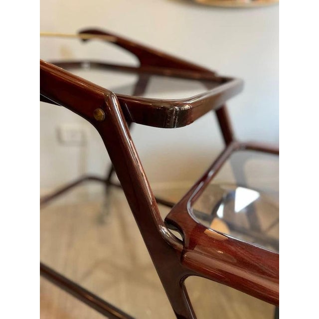 Wood Vintage Wooden Cart with Removable Tray, 1960s For Sale - Image 7 of 17