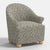 Stoffer Home x Cloth & Company Marie Bun Foot Chair in Dogwood Floral Flint For Sale - Image 9 of 9