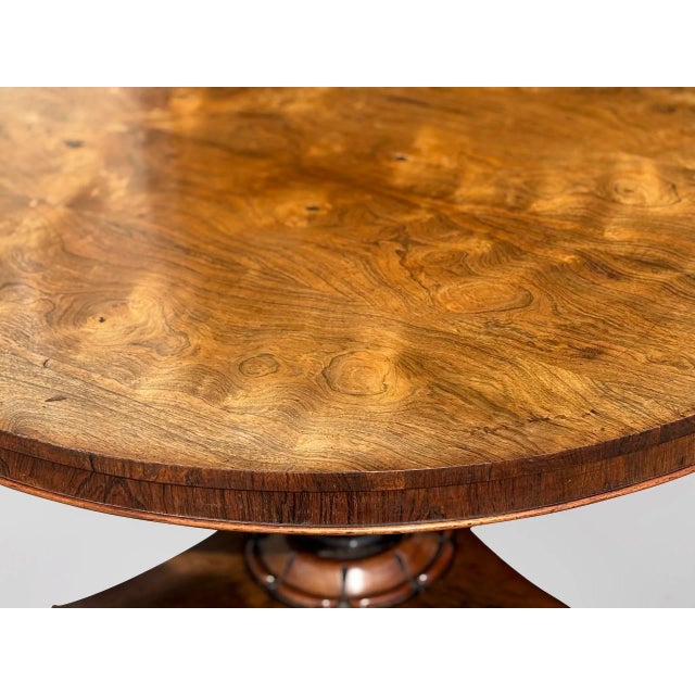 Antique William IV Rosewood Centre Table, 1830 For Sale - Image 9 of 13