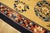 1980s Beige Medallion Vintage Modern Chinese Peking Carpet Rug For Sale - Image 11 of 12