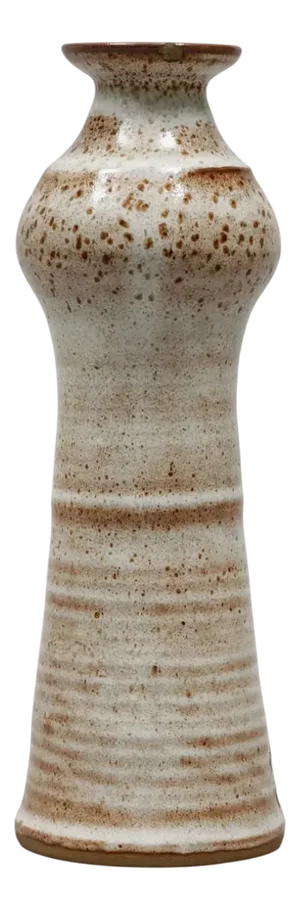Enameled Ceramic Vase by Jacques Pouchain