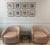 Mid-Century Modern Dedar Raffia Upholstered Swivel Chairs- A Pair For Sale - Image 3 of 7