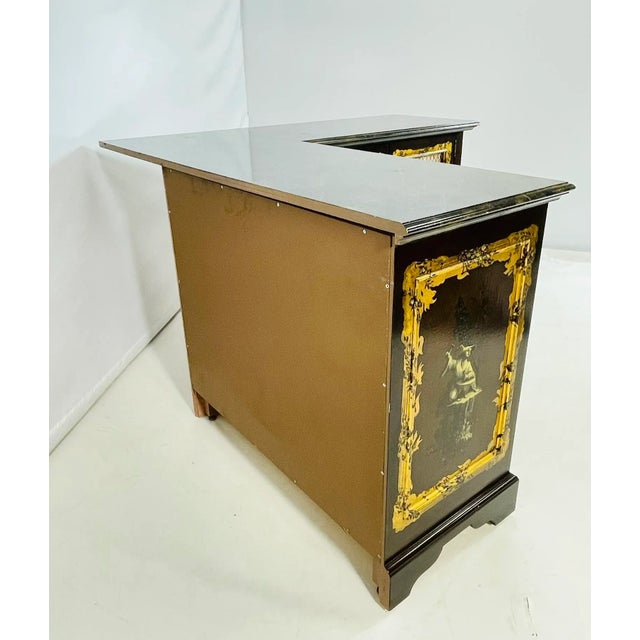 Brown Vintage Corner Storage Cabinet Attb to Phyllis Morris, Usa 1950's For Sale - Image 8 of 12
