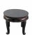 Chinese Antique Chinese Round Black Accent Table For Sale - Image 3 of 9