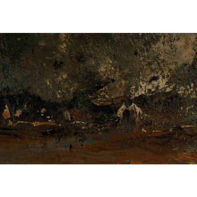 Ezelino Briante, Woodland Landscape, 1920s-1940s, Oil on Board For Sale - Image 8 of 16