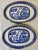 Antique Pair of Gold Rimmed Beech Hancock & Company Oval Blue Willow Side Dish/Vegetable Serving Dishes From England - Circa 1851 For Sale - Image 11 of 12