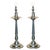 Italic Tavola Marinoni Candleholder Table Lamps in Pewter, Set of 2 For Sale - Image 15 of 15