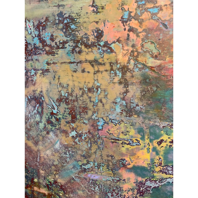 Abstract Oil on Canvas Painting For Sale - Image 10 of 13