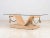 Tessellated Travertine Cocktail Table, France 1970s For Sale - Image 9 of 10