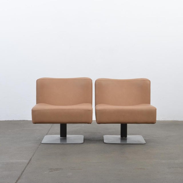 An iconic piece of German design history: The “System 350” armchair by Herbert Hirche, designed in 1974 for Mauser...