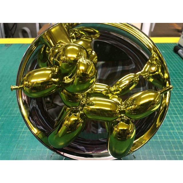 Yellow Jeff Koons Balloon Dog (yellow), 2015 For Sale - Image 8 of 12