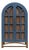 Nina Solid Wood Tall Cabinet, Bookcase, Hutch - Blue For Sale