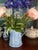 Élégant Vintage Hand Painted Blue Stangl Sponge Ware Tea or Coffee Pot For Sale - Image 9 of 9