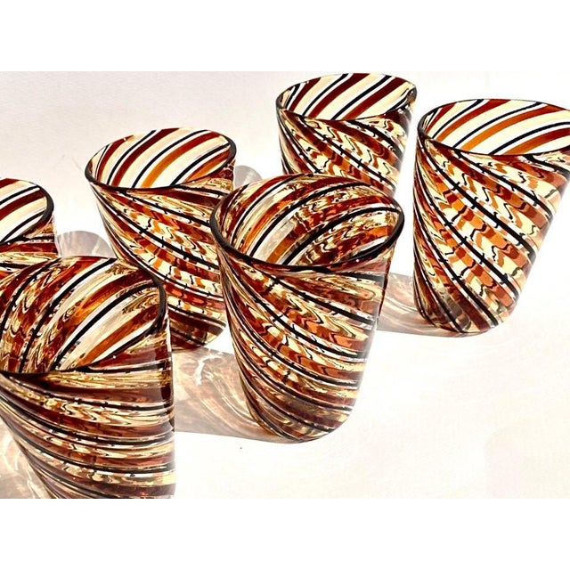 Italian Murano Tequila Glasses by Maestro Ballarin for Ribes Studio, 2004, Set of 6 For Sale - Image 9 of 18