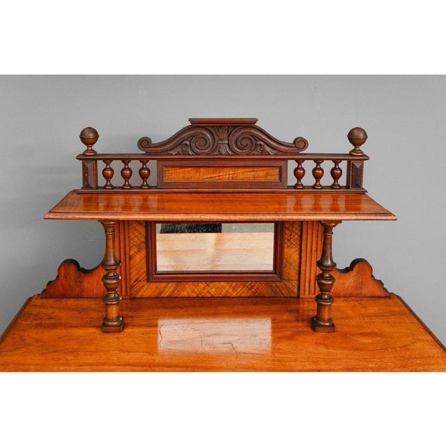 Gründerzeit Vertiko with Walnut Top, Late 19th Century For Sale - Image 13 of 18