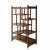 Chinoiserie Chinese Light Brown Hauli Rectangular Small Curio Display Stand For Sale - Image 3 of 7