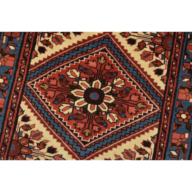 Roodbar Runner 2’6” X 31’10” Ivory Wool Vintage Hand-Knotted Rug For Sale - Image 4 of 15