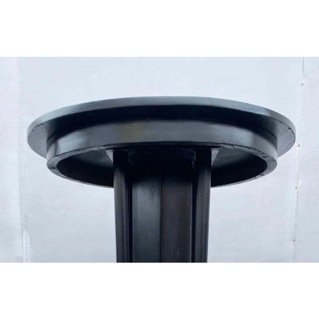 1930s French Art Deco Ebonized Side Table For Sale - Image 9 of 11