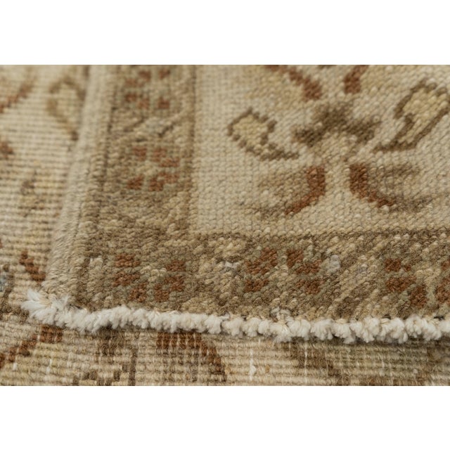 Turkish Mini Rug Oriental Hand Knotted Vintage Rug 1'8" x 3'1" #21024 For Sale In Houston - Image 6 of 8