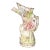 Vintage Vase Multi-Spout Heirloom 3-D Flowers For Sale