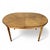 Vintage Bookmatched Veneer Oval Extension Dining Table For Sale - Image 16 of 18