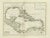 Antique Map of the Gulf of Mexico and Caribbean Islands by Tardieu, 1802 For Sale