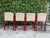 Wood Vintage Loewenstein Curved Arm Counter Stools - Set of 4 For Sale - Image 7 of 16
