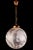 Liberty Engraved Glass Sphere Chandelier or Lantern, Italy, 1940 For Sale - Image 11 of 16