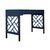 Chippendale Writing Desk - Navy For Sale - Image 9 of 9