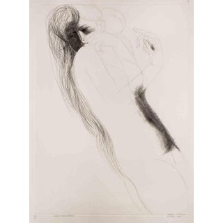 Emilio Greco, Grande Figura Diagonale, Nude, Etching, 1970 For Sale