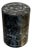 Etched Grey Marble Cylindrical Box For Sale