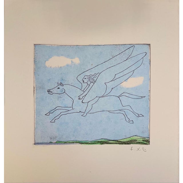 Contemporary François-Xavier Lalanne, Pegasus, 2005, Etching For Sale - Image 3 of 5
