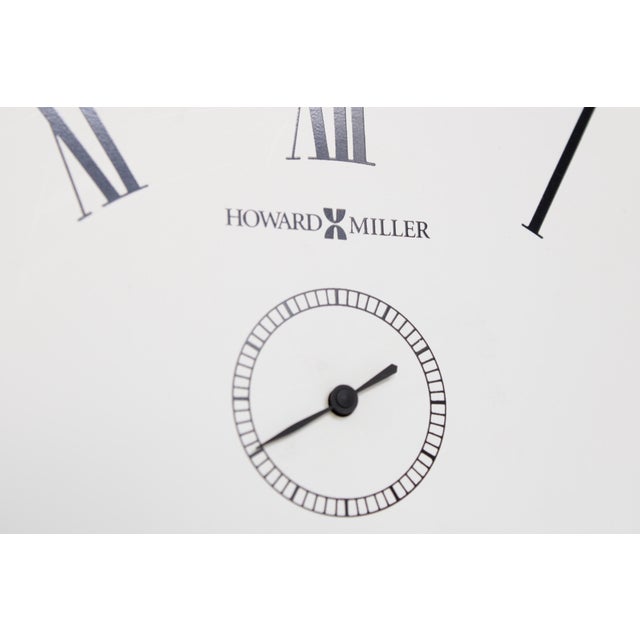 1980s Howard Miller Presidential Cherry Grandfather Clock For Sale - Image 5 of 18