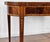 Antique Hepplewhite Inlaid Mahogany Expanding Half Moon Console Card Table For Sale - Image 11 of 15