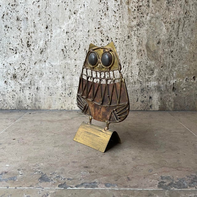 Brutalist Jarc Owl Sculpture, 1970s For Sale - Image 3 of 7