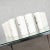 White Vintage Mid-Century Modern Tumblers or Vases Ceramic White & Black With Asian Symbols, Set 8 For Sale - Image 8 of 13