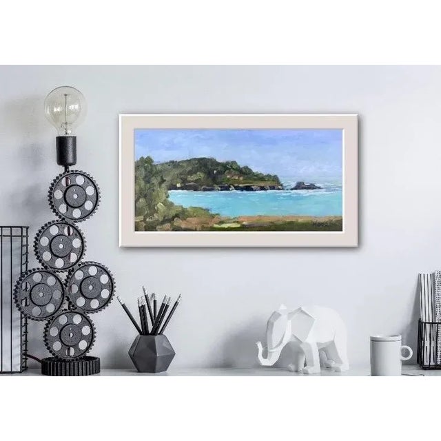 2010s Mendocino Coast, Modern Plein Air Oil Painting For Sale - Image 5 of 11