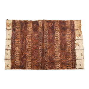 Tribal Style 12 Ft Polynesian Tapa Bark Cloth From Tonga