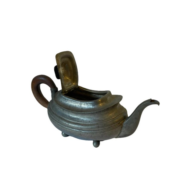 Mid 19th Century Antique Turtle Back Britannia Tea Pot Genie Pot For Sale - Image 5 of 13