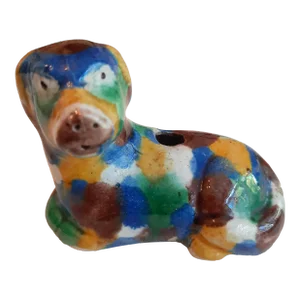 Chinese Sancai Glazed Dog Water Dropper