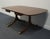 CRADDOCK FURNITURE Solid Mahogany Traditional Duncan Phyfe Style 70" Drop Leaf Pedestal Dining Table w. Self Storing Leaf...